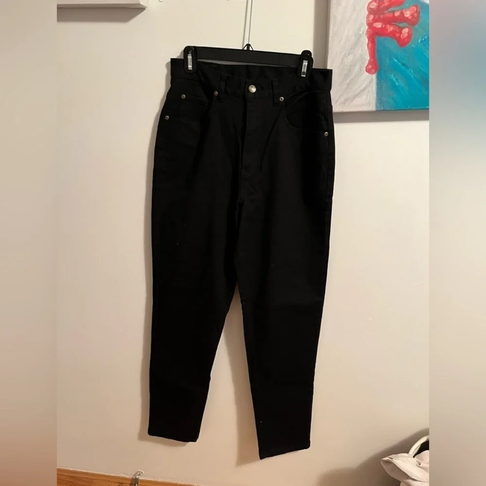 NWT Vintage Leigh Morgan Black Jeans- Size 12/ Large - Picture 3 of 10